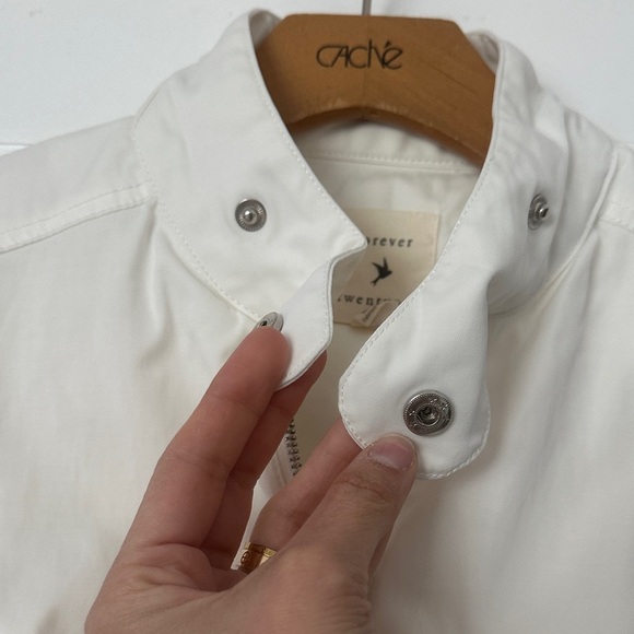 💫 Flash Sale💫White Moto Jacket - Picture 9 of 12